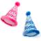 Show in main carousel: The Worthy Dog Birthday Hat Squeaky Plush Dog Toy, Pink slide 4 of 4