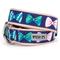 Show in main carousel: The Worthy Dog Bow Ties Dog Collar, Navy, Medium: 11 to 17-in neck, 1-in wide slide 1 of 4