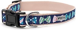 The Worthy Dog Bow Ties Dog Collar, Navy, Small: 8 to 14-in neck, 5/8-in wide slide 2 of 3