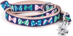The Worthy Dog Bow Ties Lead Dog Leash, Navy, Large: 5-ft long, 1-in wide