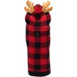 Show in main carousel: The Worthy Dog Buffalo Moose Dog Hoodie, Red/Black, Large slide 4 of 4