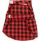 Show in main carousel: The Worthy Dog Buffalo Plaid Dog Dress, Red/Black, Small slide 3 of 3