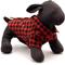 Show in main carousel: The Worthy Dog Christmas Buffalo Plaid Dog Shirt, Red/Black, Medium slide 3 of 4