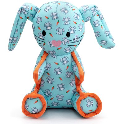 The Worthy Dog The Worthy Dog Bunny Squeaky Plush Dog Toy, Mint, Small