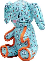 The Worthy Dog Bunny Squeaky Plush Dog Toy, Mint, Small slide 2 of 2