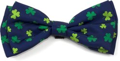 The Worthy Dog & Cat Lucky Dog & Cat Bow Tie, Navy, Large