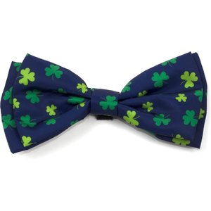 The Worthy Dog & Cat Lucky Dog & Cat Bow Tie, Navy, Large