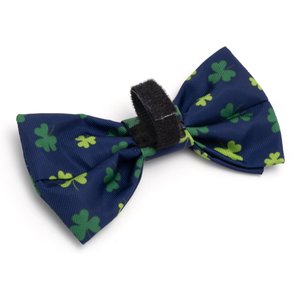 The Worthy Dog & Cat Lucky Dog & Cat Bow Tie, Navy, Small