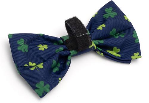 Show full view: The Worthy Dog & Cat Lucky Dog & Cat Bow Tie, Navy, Small slide 4 of 5
