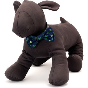 The Worthy Dog & Cat Lucky Dog & Cat Bow Tie, Navy, Small