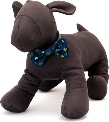 Show full view: The Worthy Dog & Cat Lucky Dog & Cat Bow Tie, Navy, Small slide 3 of 5