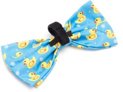 The Worthy Dog & Cat Rubber Duck Dog & Cat Bow Tie, Blue, Small slide 2 of 3
