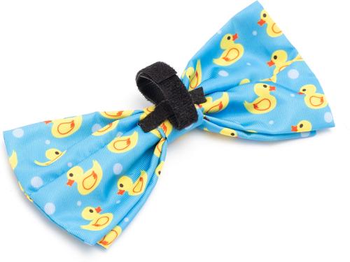 Show full view: The Worthy Dog & Cat Rubber Duck Dog & Cat Bow Tie, Blue, Small slide 2 of 4