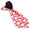 Show in main carousel: The Worthy Dog Valentine's Day Colorblock Hearts Dog Neck Tie, Red, Large slide 3 of 4