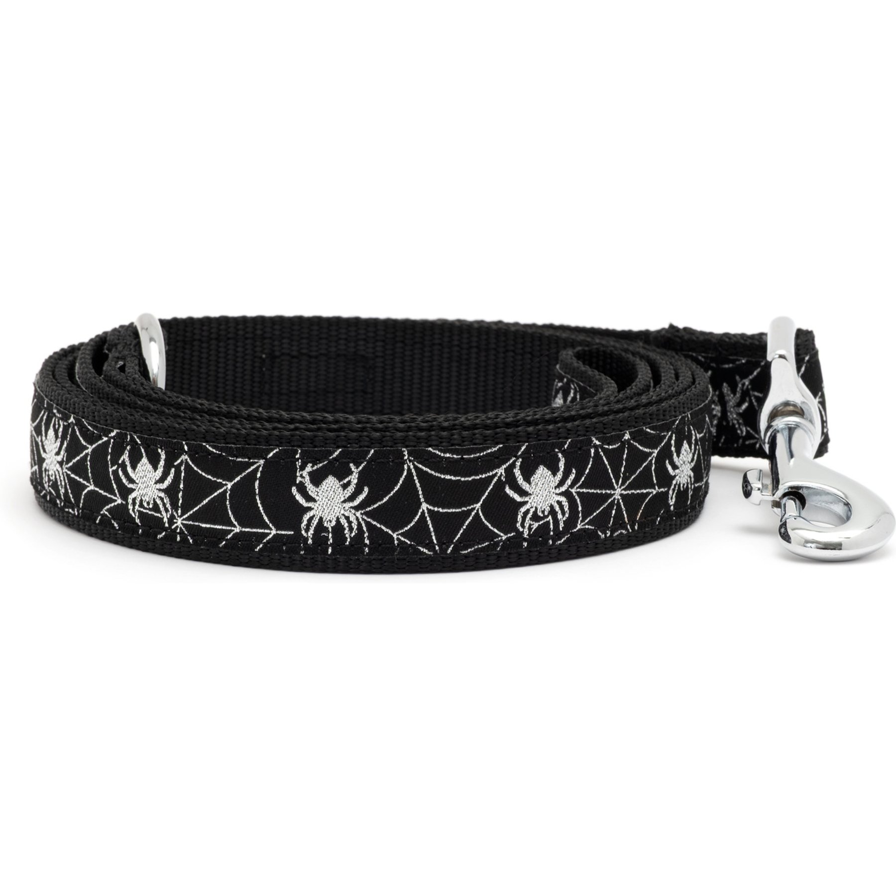 The Worthy Dog Creepy Crawler Lead Standard Dog Leash, Black, Large: 5-ft long, 1-in wide
