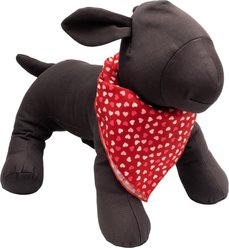 The Worthy Dog Valentine's Day Cupid Dog Bandana, Red, Large slide 2 of 4