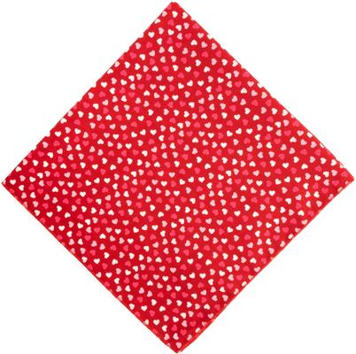 Show full view: The Worthy Dog Valentine's Day Cupid Dog Bandana, Red, Small slide 3 of 4