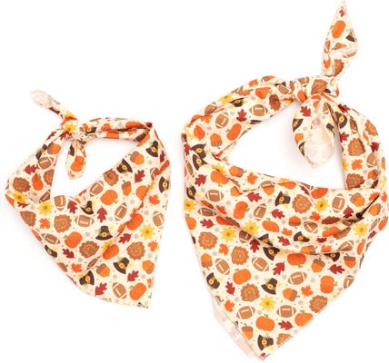 Show full view: The Worthy Dog Fallelujah Dog Bandana, Beige, Large slide 2 of 3