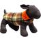 Show in main carousel: The Worthy Dog Fargo Fleece Jacket Dog Coat, Olive Plaid, 16-in slide 3 of 5
