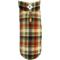 Show in main carousel: The Worthy Dog Fargo Fleece Jacket Dog Coat, Olive Plaid, 24-in slide 1 of 5