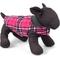 Show in main carousel: The Worthy Dog Fargo Fleece Jacket Dog Coat, Pink/Black/White, 12-in slide 2 of 3