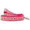 Show in main carousel: The Worthy Dog Fleurs Lead Dog Leash, Pink, Large: 5-ft long, 1-in wide slide 1 of 4