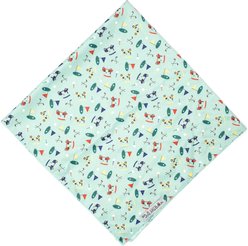 The Worthy Dog Golf Dog Bandana, Green, Small slide 2 of 4