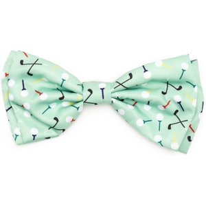 The Worthy Dog Golf Dog Bow Tie, Green, Large