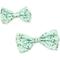 Show in main carousel: The Worthy Dog Golf Dog Bow Tie, Green, Large slide 2 of 4