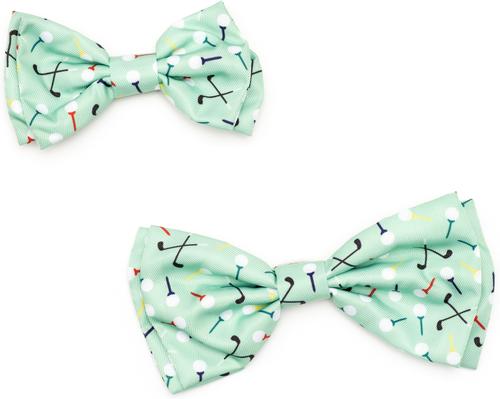 Show full view: The Worthy Dog Golf Dog Bow Tie, Green, Large slide 2 of 4