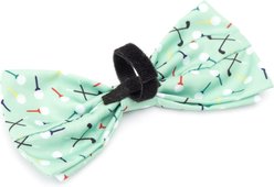 The Worthy Dog Golf Dog Bow Tie, Green, Small slide 2 of 3