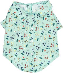 The Worthy Dog Golf Dog Shirt, Green, Large