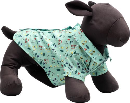 Show full view: The Worthy Dog Golf Dog Shirt, Green, Medium slide 3 of 4