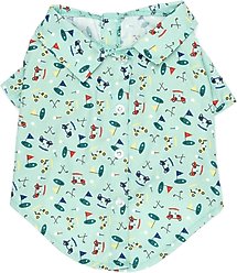 The Worthy Dog Golf Dog Shirt, Green, Small