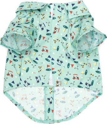 Show full view: The Worthy Dog Golf Dog Shirt, Green, Small slide 3 of 3