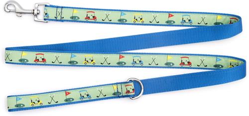 Show full view: The Worthy Dog Golf Lead Dog Leash, Green, Large: 5-ft long, 1-in wide slide 3 of 5