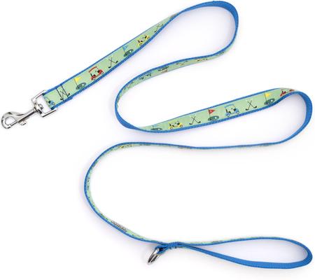 Show full view: The Worthy Dog Golf Lead Dog Leash, Green, Small: 5-ft long, 5/8-in wide slide 4 of 5