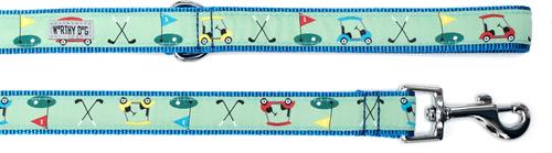 Show full view: The Worthy Dog Golf Lead Dog Leash, Green, Small: 5-ft long, 5/8-in wide slide 2 of 5