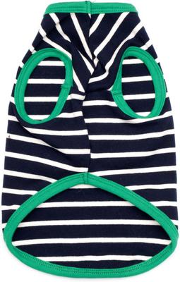 Show full view: The Worthy Dog Golf Tee Dog Dog Shirt, Navy/White, XX-Large slide 3 of 3