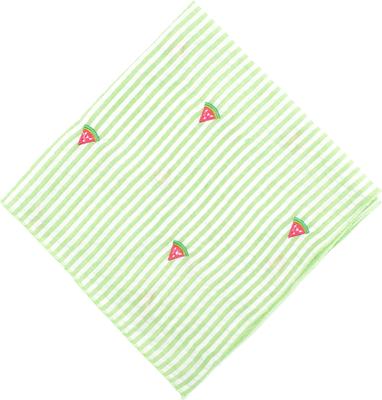 Show full view: The Worthy Dog Green Stripe Watermelon Dog Bandana, Green/White, Small slide 3 of 3