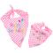 Show in main carousel: The Worthy Dog Happy Birthday Dog Bandana, Pink, Large slide 3 of 4