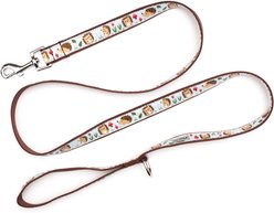The Worthy Dog Hedgehog Lead Standard Dog Leash, Blue, Small: 5-ft long, 5/8-in wide slide 2 of 3