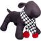 Show in main carousel: The Worthy Dog Houndstooth Dog Sweater & Scarf Set, Black/White/Red, XX-Large slide 3 of 5