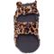 Show in main carousel: The Worthy Dog Leopard Faux Fur Dog Coat, Brown, X-Large slide 2 of 3