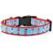 Show in main carousel: The Worthy Dog Lighthouses Dog Collar, Blue, Medium: 11 to 17-in neck, 1-in wide slide 5 of 6