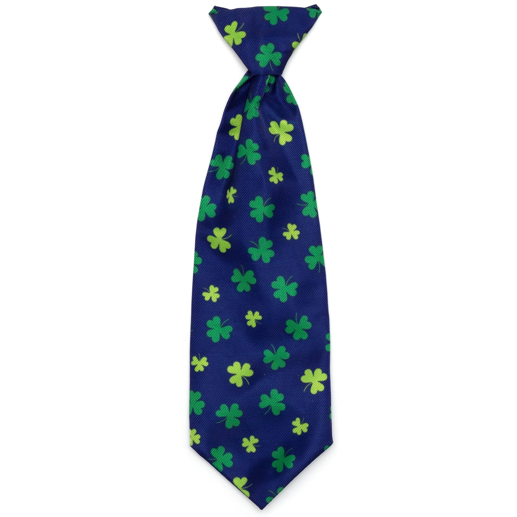 The Worthy Dog Lucky Dog & Cat Neck Tie, Navy, Small