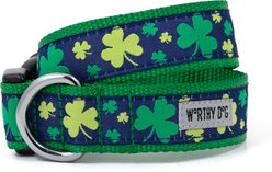 The Worthy Dog Lucky Dog Collar, Navy, Medium: 11 to 17-in neck, 1-in wide