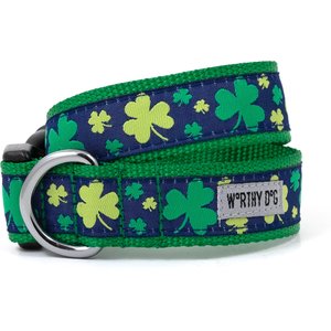 The Worthy Dog Lucky Dog Collar, Navy, X-Large: 17 to 23-in neck, 1-in wide