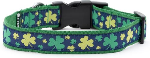 Show full view: The Worthy Dog Lucky Dog Collar, Navy, X-Large: 17 to 23-in neck, 1-in wide slide 4 of 6