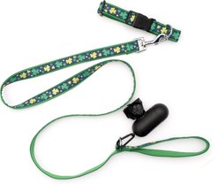 The Worthy Dog Lucky Lead Dog Leash, Navy, Large: 5-ft long, 1-in wide slide 2 of 4